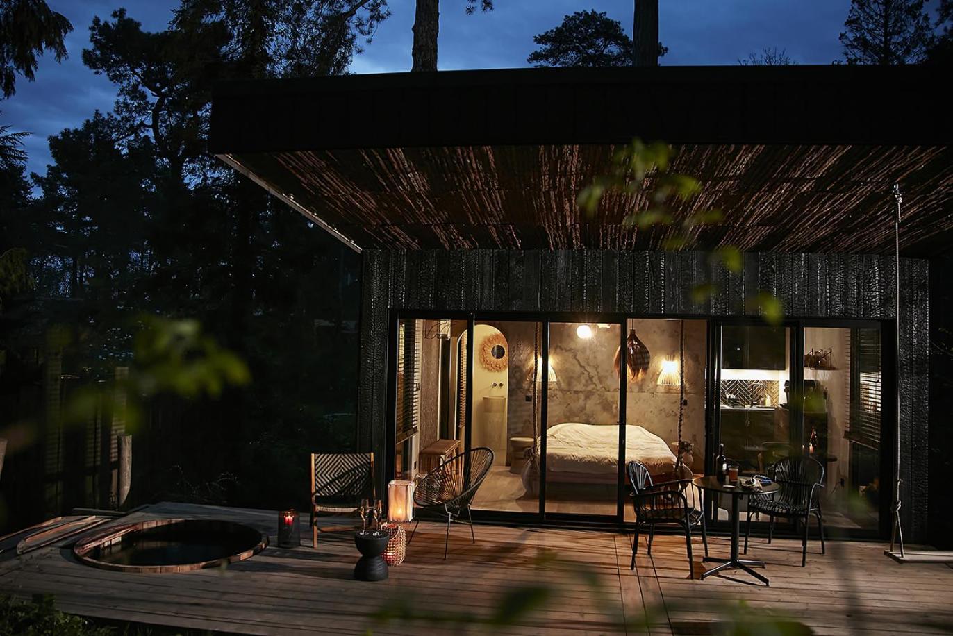 Bain De Foret - Lodges Cosy & Spa Neufchâtel-Hardelot Стая снимка